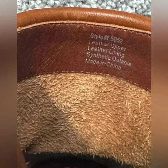 Madewell Kiltie Clogs Brown Fringe Mule Boho 70s Style Leather Wooden Women 8.5 - Picture 10 of 10